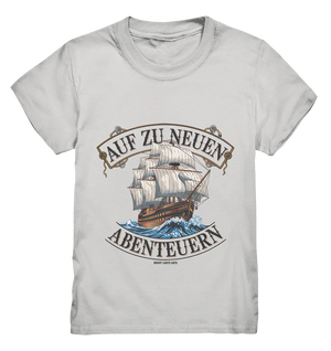 AUF ZU NEUEN ABENTEUERN – Inspirierendes Segelschiff-Design - Kids Premium Shirt Bright Lights Arts
