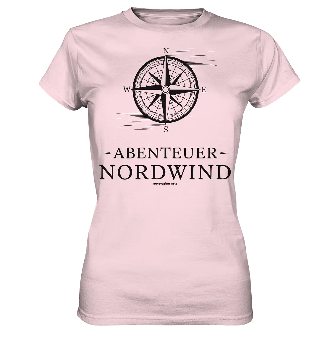 Abenteuer Nordwind – Kompass & Freiheit im Blick - Ladies Premium Shirt Bright Lights Arts