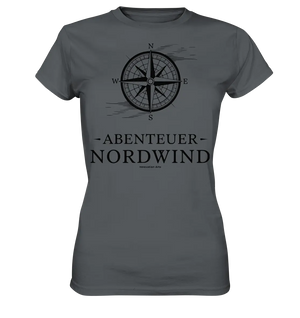 Abenteuer Nordwind – Kompass & Freiheit im Blick - Ladies Premium Shirt Bright Lights Arts