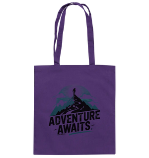 Adventure Awaits – Inspirierendes Design für Natur- und Abenteuerfans - Baumwolltasche Bright Lights Arts