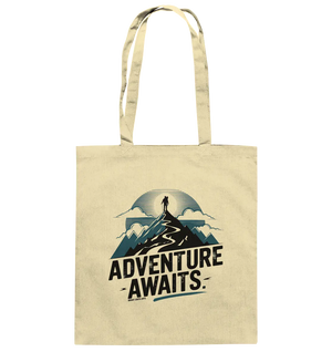 Adventure Awaits – Inspirierendes Design für Natur- und Abenteuerfans - Baumwolltasche Bright Lights Arts