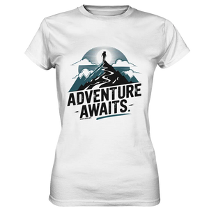 Adventure Awaits – Inspirierendes Design für Natur- und Abenteuerfans - Ladies Premium Shirt Bright Lights Arts