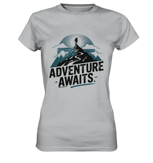 Adventure Awaits – Inspirierendes Design für Natur- und Abenteuerfans - Ladies Premium Shirt Bright Lights Arts