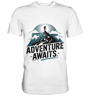 Adventure Awaits – Inspirierendes Design für Natur- und Abenteuerfans - Premium Shirt Bright Lights Arts