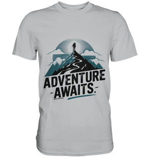 Adventure Awaits – Inspirierendes Design für Natur- und Abenteuerfans - Premium Shirt Bright Lights Arts