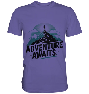 Adventure Awaits – Inspirierendes Design für Natur- und Abenteuerfans - Premium Shirt Bright Lights Arts