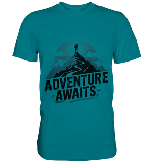 Adventure Awaits – Inspirierendes Design für Natur- und Abenteuerfans - Premium Shirt Bright Lights Arts