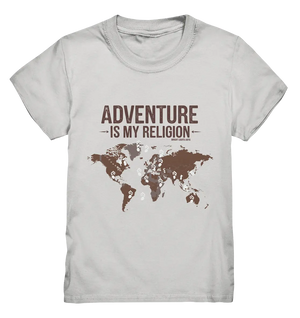 Adventure Is My Religion – Inspirierendes Weltkarten-Design für Reisende - Kids Premium Shirt Bright Lights Arts
