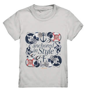 Anchored in Style – Elegantes Maritimes Design für Meerliebhaber - Kids Premium Shirt Bright Lights Arts