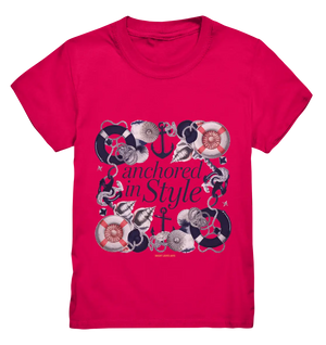 Anchored in Style – Elegantes Maritimes Design für Meerliebhaber - Kids Premium Shirt Bright Lights Arts