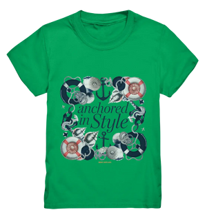 Anchored in Style – Elegantes Maritimes Design für Meerliebhaber - Kids Premium Shirt Bright Lights Arts