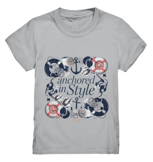 Anchored in Style – Elegantes Maritimes Design für Meerliebhaber - Kids Premium Shirt Bright Lights Arts