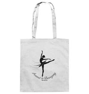 Anmut in Bewegung – Inspirierendes Ballettdesign voller Eleganz - Baumwolltasche Bright Lights Arts