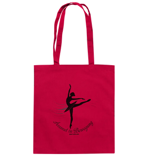 Anmut in Bewegung – Inspirierendes Ballettdesign voller Eleganz - Baumwolltasche Bright Lights Arts