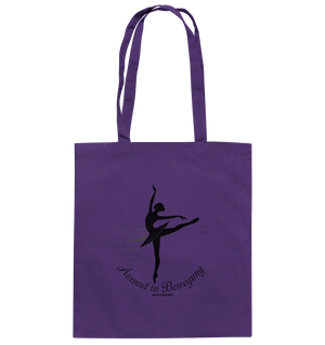Anmut in Bewegung – Inspirierendes Ballettdesign voller Eleganz - Baumwolltasche Bright Lights Arts