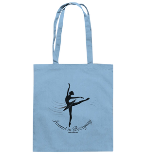 Anmut in Bewegung – Inspirierendes Ballettdesign voller Eleganz - Baumwolltasche Bright Lights Arts