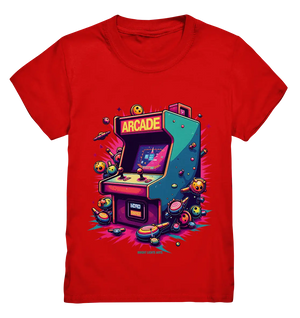 Arcade Action – Farbige Hommage an die Welt der Spielhallen - Kids Premium Shirt Bright Lights Arts