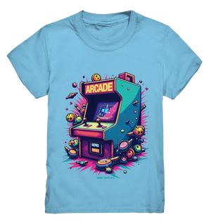 Arcade Action – Farbige Hommage an die Welt der Spielhallen - Kids Premium Shirt Bright Lights Arts