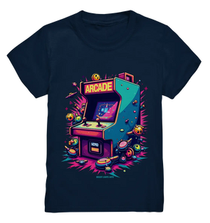 Arcade Action – Farbige Hommage an die Welt der Spielhallen - Kids Premium Shirt Bright Lights Arts