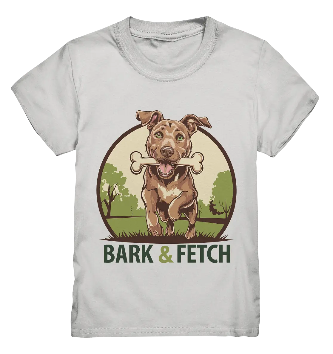 BARK & FETCH – Lebendiges Hunde-Design voller Energie - Kids Premium Shirt Bright Lights Arts