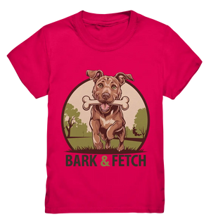 BARK & FETCH – Lebendiges Hunde-Design voller Energie - Kids Premium Shirt Bright Lights Arts