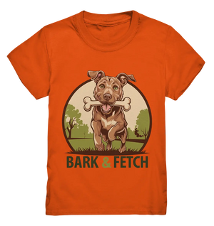 BARK & FETCH – Lebendiges Hunde-Design voller Energie - Kids Premium Shirt Bright Lights Arts