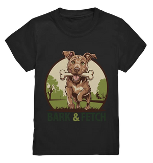 BARK & FETCH – Lebendiges Hunde-Design voller Energie - Kids Premium Shirt Bright Lights Arts