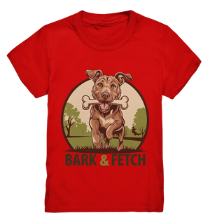 BARK & FETCH – Lebendiges Hunde-Design voller Energie - Kids Premium Shirt Bright Lights Arts
