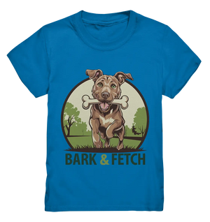 BARK & FETCH – Lebendiges Hunde-Design voller Energie - Kids Premium Shirt Bright Lights Arts