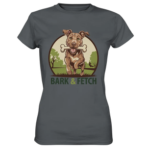 BARK & FETCH – Lebendiges Hunde-Design voller Energie - Ladies Premium Shirt Bright Lights Arts