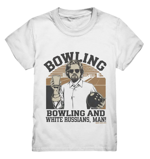 Bowling and white Russians, Man! - Kids Premium Shirt Bright Lights Arts