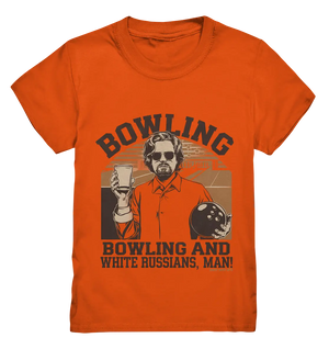 Bowling and white Russians, Man! - Kids Premium Shirt Bright Lights Arts