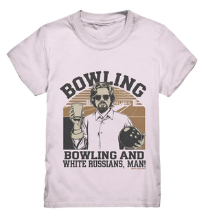 Bowling and white Russians, Man! - Kids Premium Shirt Bright Lights Arts