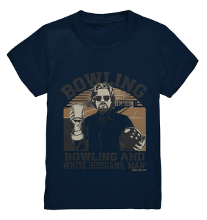 Bowling and white Russians, Man! - Kids Premium Shirt Bright Lights Arts