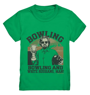 Bowling and white Russians, Man! - Kids Premium Shirt Bright Lights Arts