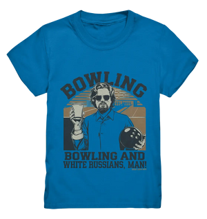 Bowling and white Russians, Man! - Kids Premium Shirt Bright Lights Arts