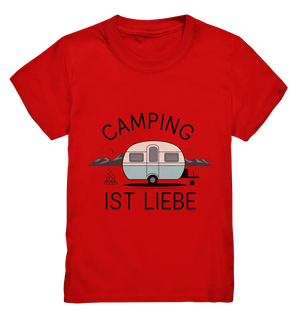 Camping ist Liebe – Charmantes Design für Naturfreunde - Kids Premium Shirt Bright Lights Arts
