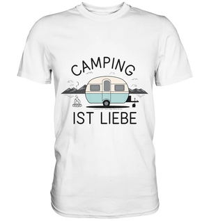 Camping ist Liebe – Charmantes Design für Naturfreunde - Premium Shirt Bright Lights Arts