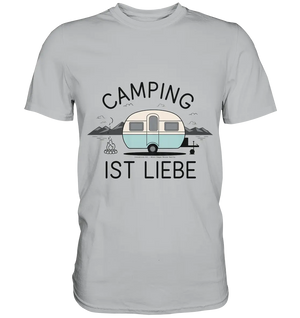 Camping ist Liebe – Charmantes Design für Naturfreunde - Premium Shirt Bright Lights Arts