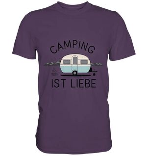 Camping ist Liebe – Charmantes Design für Naturfreunde - Premium Shirt Bright Lights Arts