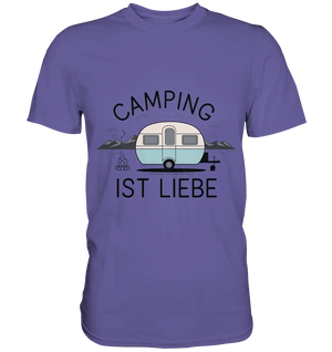 Camping ist Liebe – Charmantes Design für Naturfreunde - Premium Shirt Bright Lights Arts