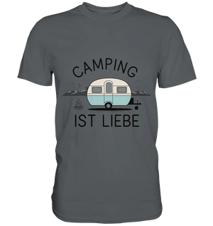 Camping ist Liebe – Charmantes Design für Naturfreunde - Premium Shirt Bright Lights Arts