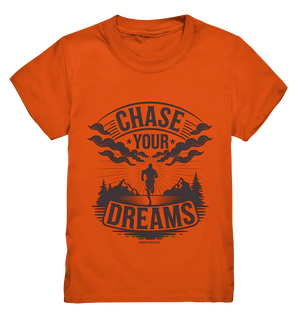 Chase Your Dreams – Motivation trifft kreatives Design - Kids Premium Shirt Bright Lights Arts