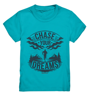 Chase Your Dreams – Motivation trifft kreatives Design - Kids Premium Shirt Bright Lights Arts