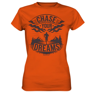 Chase Your Dreams – Motivation trifft kreatives Design - Ladies Premium Shirt Bright Lights Arts