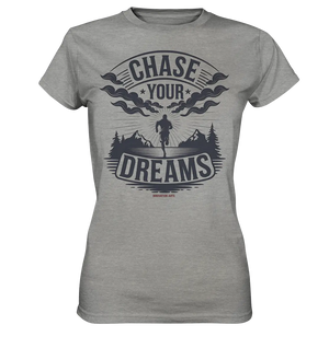 Chase Your Dreams – Motivation trifft kreatives Design - Ladies Premium Shirt Bright Lights Arts
