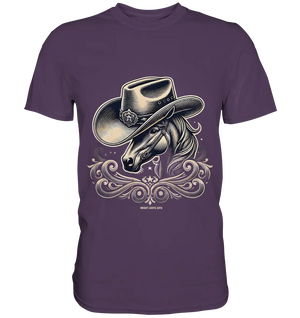 Cowboy Spirit – Detailreiches Western-Design mit Pferdekopf - Premium Shirt Bright Lights Arts