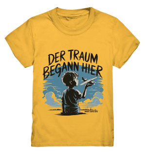 Der Traum begann hier – Inspiration & Kindheitserinnerungen - Kids Premium Shirt Bright Lights Arts