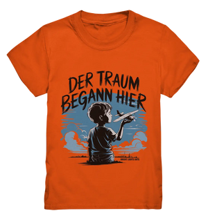 Der Traum begann hier – Inspiration & Kindheitserinnerungen - Kids Premium Shirt Bright Lights Arts
