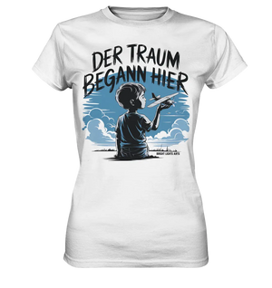 Der Traum begann hier – Inspiration & Kindheitserinnerungen - Ladies Premium Shirt Bright Lights Arts